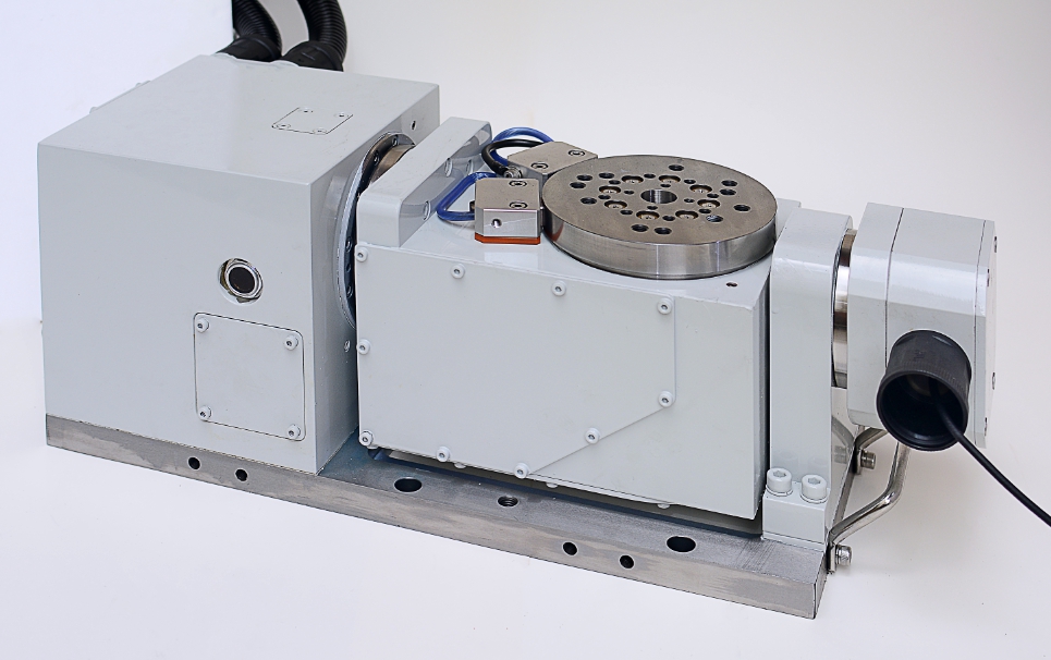 Fully immersed in water. Fully immersed in oil.A.B axis indexing plate